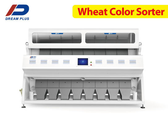 4.0t/h-5.0t/h গমের রঙের সার্টার 8 চুট অপটিক্যাল সাজানোর মেশিন
