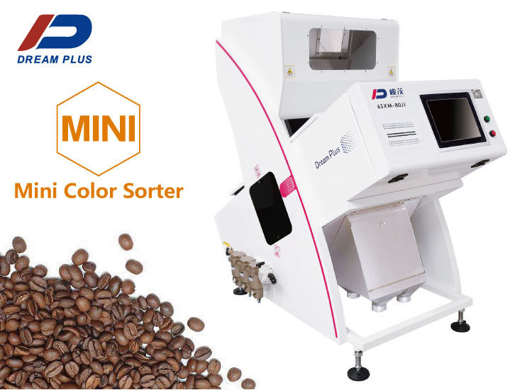One Chute Mini Coffee Bean Color Sorting Green and Roast Coffee beans